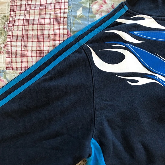 Vintage 2000s Adidas Football Hoodie Sweater - Picture 6 of 7